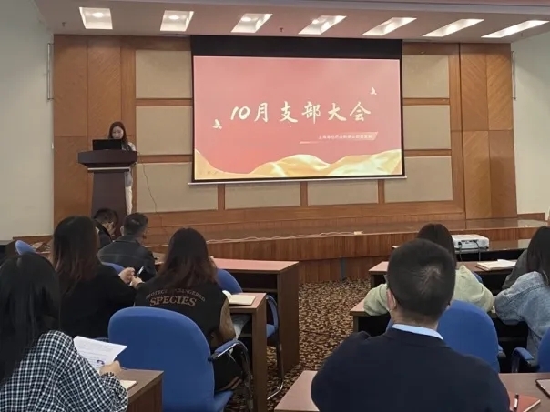 傳承紅色基因 堅定理想信念 | 十月黨支部大會順利召開！